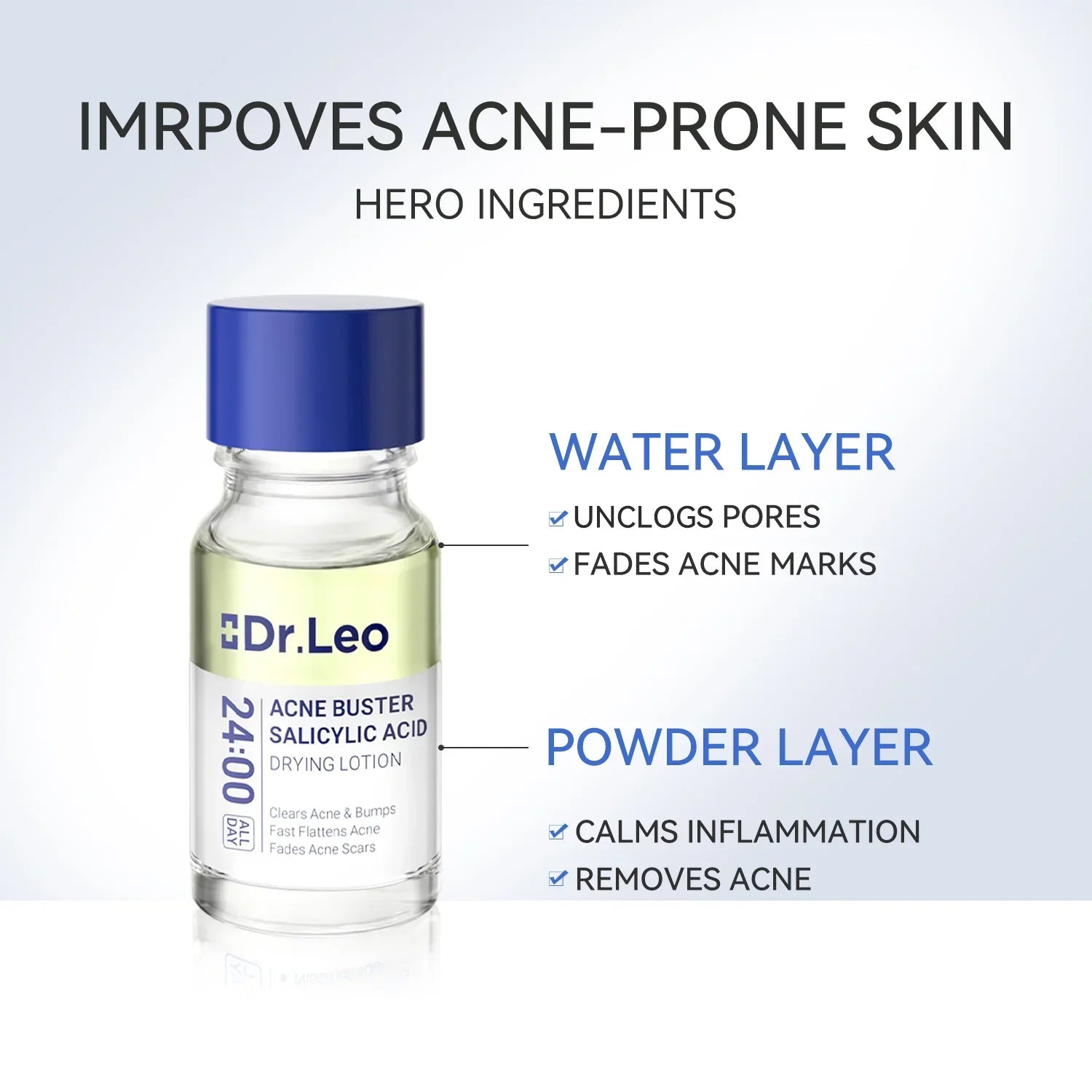 Viral Dr.Leo 24H Acne & Pimple Treatment Drying Lotion