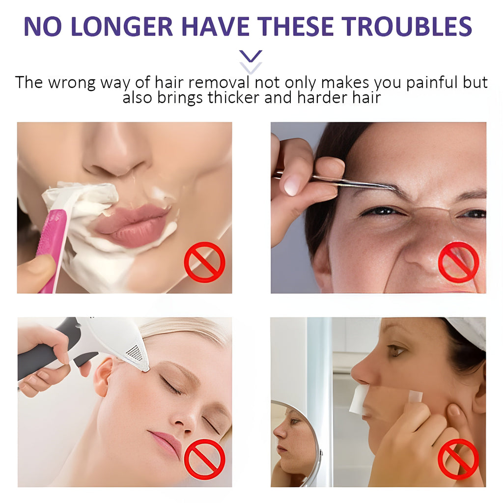 Crema Depilatoria Facial con Aceite de Coco