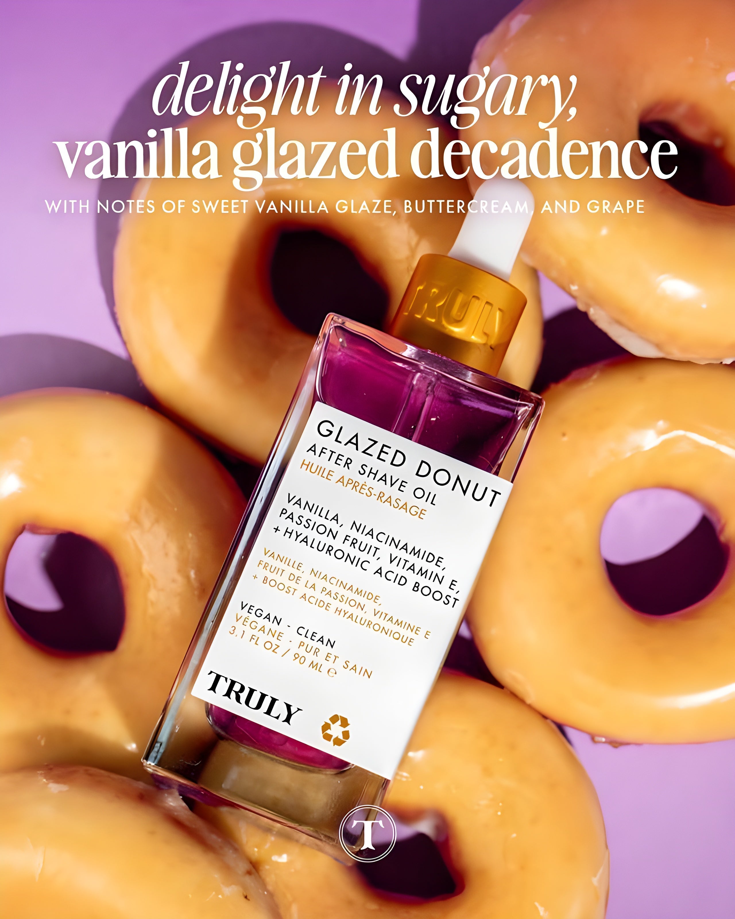 Viral Glazed Donut Aceite Post-Afeitado para Irritación y Manchas